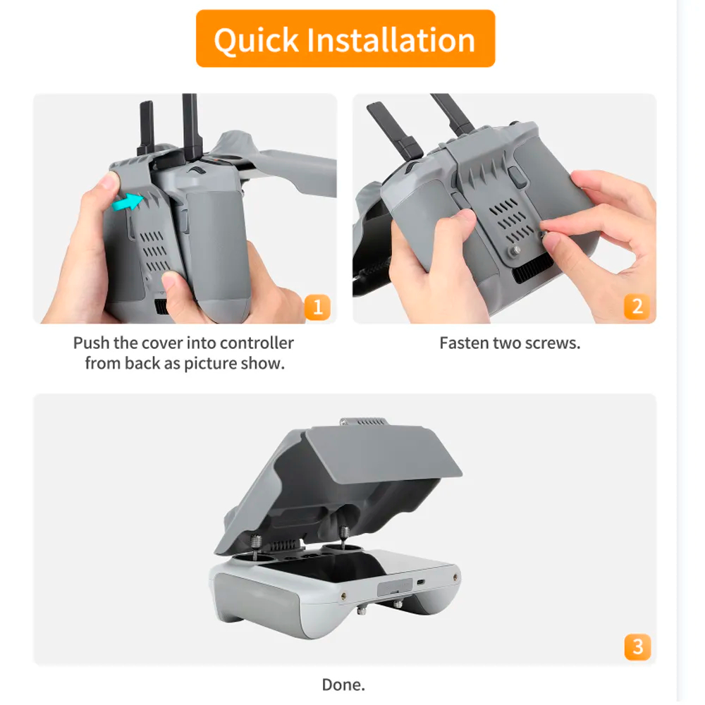 ฟิล์มกันรอยหน้าจอสำหรับรีโมทคอ - Dji Drone Mini 3 บทวิจารณ์และราคา